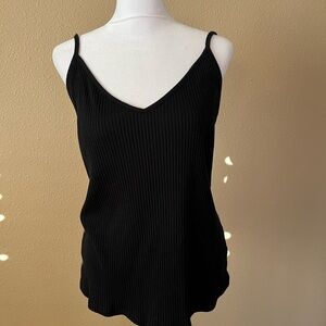 ASOS Black Ribbed Camisole Top